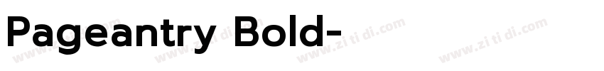 Pageantry Bold字体转换